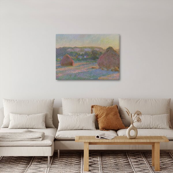 Slika - Claude Monet, Stacks of Wheat (End of Summer) , reprodukcije (70x50 cm)