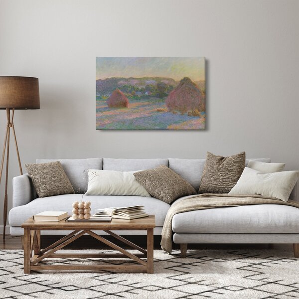 Slika - Claude Monet, Stacks of Wheat (End of Summer) , reprodukcije (90x60 cm)