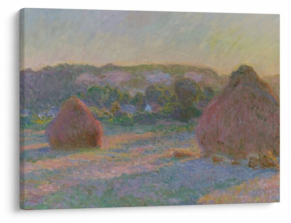 Slika - Claude Monet, Stacks of Wheat (End of Summer) , reprodukcije (70x50 cm)