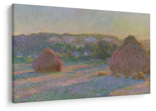 Slika - Claude Monet, Stacks of Wheat (End of Summer) , reprodukcije (90x60 cm)