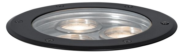 Set od 3 moderne podne svjetiljke crne 3-svjetla IP65 - Tribus