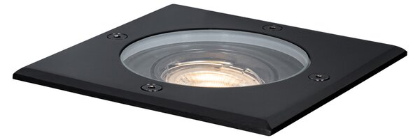 Set od 4 vanjska reflektora za tlo crna četvrtasta podesiva IP65 - Delux