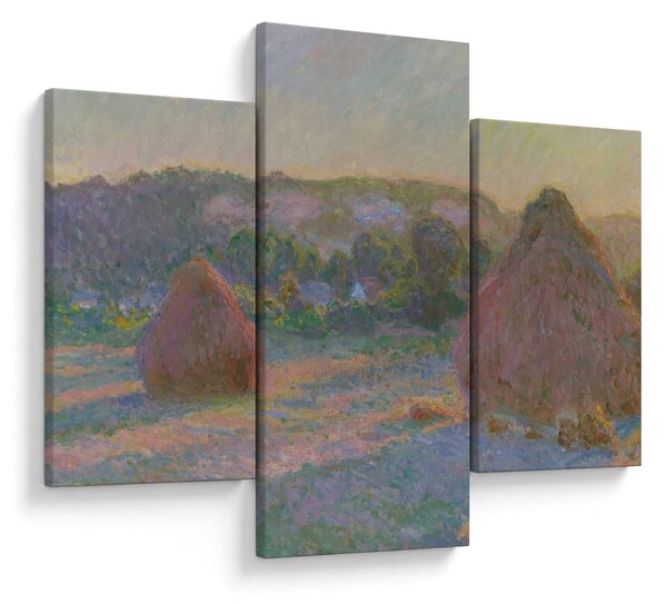 Slika - Claude Monet, Stacks of Wheat (End of Summer) , reprodukcije (90x60 cm)