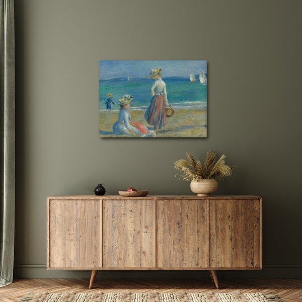 Slika - Auguste Renoir, Figures on the Beach, reprodukcije (70x50 cm)
