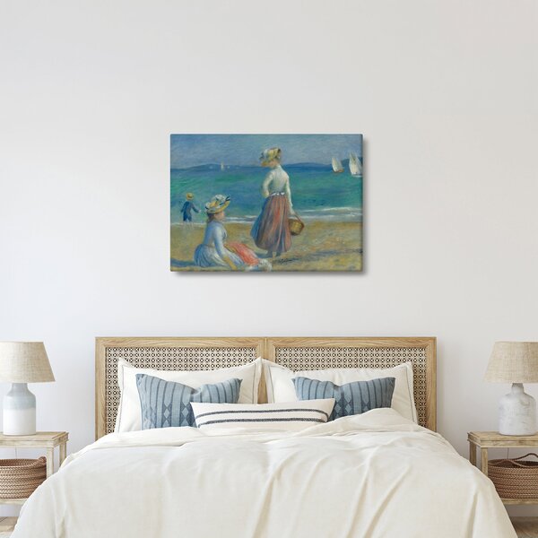 Slika - Auguste Renoir, Figures on the Beach, reprodukcije (70x50 cm)