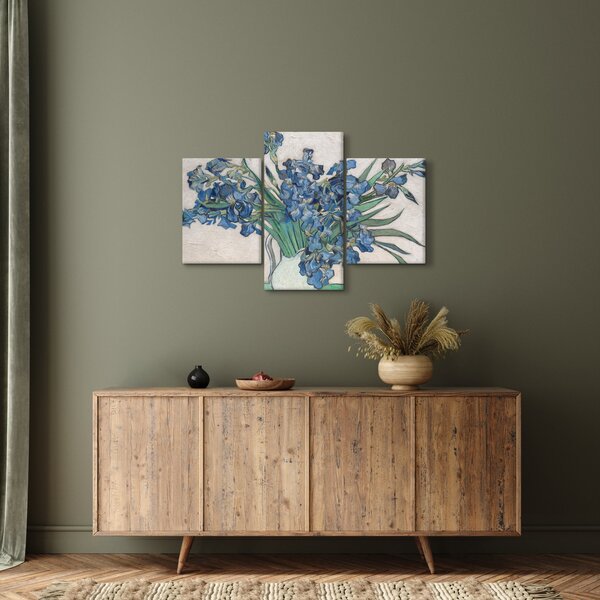 Slika - Vincent van Gogh, Irises, reprodukcije (90x60 cm)