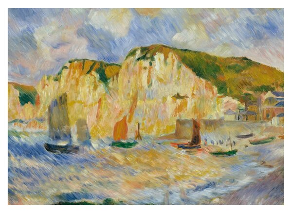 Slika - Auguste Renoir, Sea and Cliffs, reprodukcije (70x50 cm)