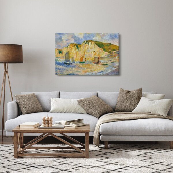 Slika - Auguste Renoir, Sea and Cliffs, reprodukcije (90x60 cm)