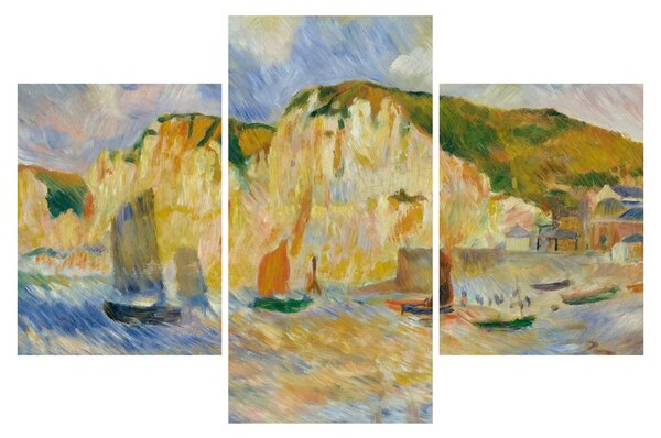 Slika - Auguste Renoir, Sea and Cliffs, reprodukcije (90x60 cm)