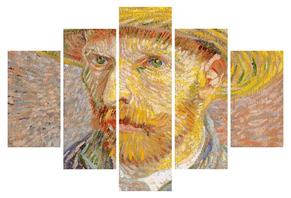 Slika - Vincent van Gogh, Self-Portrait with a Straw Hat (The Potato Peeler), reprodukcije (150x105 cm)