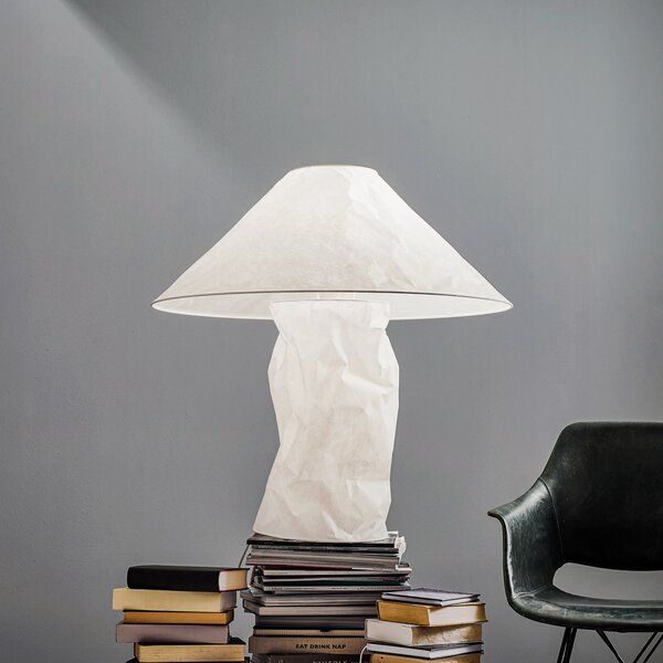 Stolne Lampa Ingo Maurer, Lampampe, Bijela, Dnevna soba, Papirnati karton, Dizajn