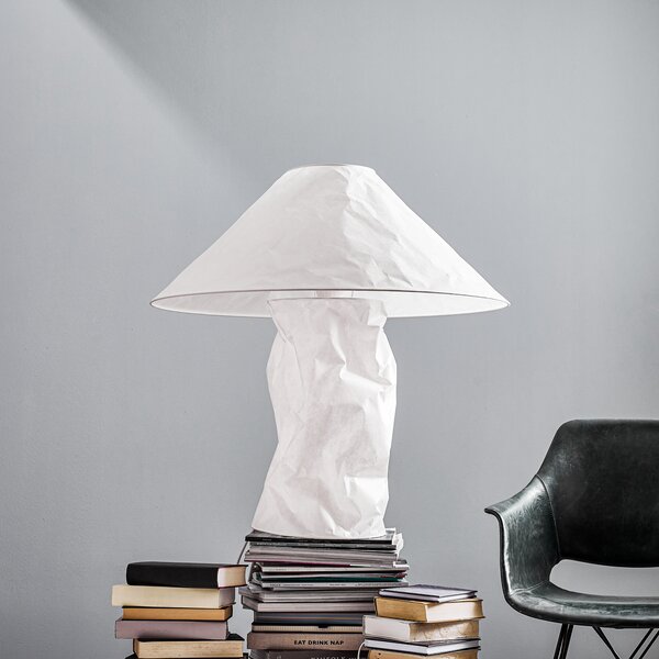 Stolne Lampa Ingo Maurer, Lampampe, Bijela, Dnevna soba, Papirnati karton, Dizajn