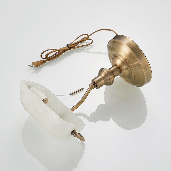 Stolne Lampa Lindby, Profina, Bronca / stari mesing, Dnevna soba, Metal, Antički
