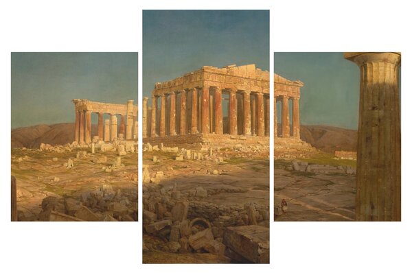 Slika - Frederic Edwin Church, The Parthenon, reprodukcije (90x60 cm)