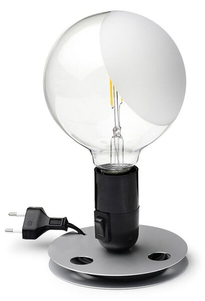 Stolne Lampa FLOS, Lampadina, Crno, Dnevna soba, Metal, Dizajn