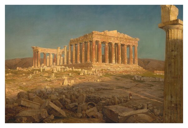 Slika - Frederic Edwin Church, The Parthenon, reprodukcije (90x60 cm)