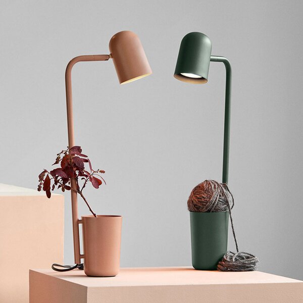 Stolne Lampa Northern, Buddy table, Zelena, Dnevna soba, Metal, Skandinavski