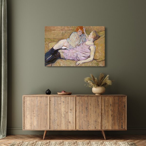 Slika - Henri de Toulouse-Lautrec, The Sofa, reprodukcije (90x60 cm)