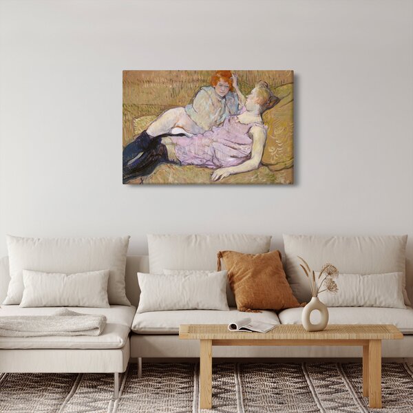 Slika - Henri de Toulouse-Lautrec, The Sofa, reprodukcije (90x60 cm)