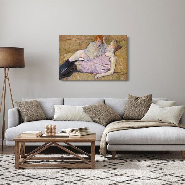 Slika - Henri de Toulouse-Lautrec, The Sofa, reprodukcije (90x60 cm)