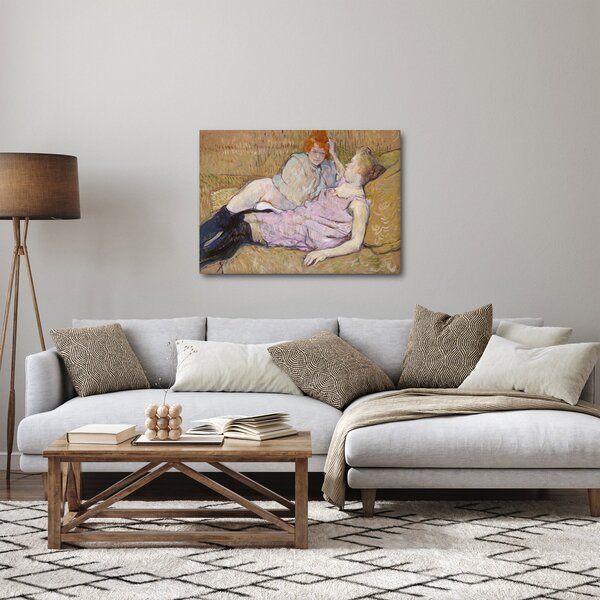 Slika - Henri de Toulouse-Lautrec, The Sofa, reprodukcije (70x50 cm)