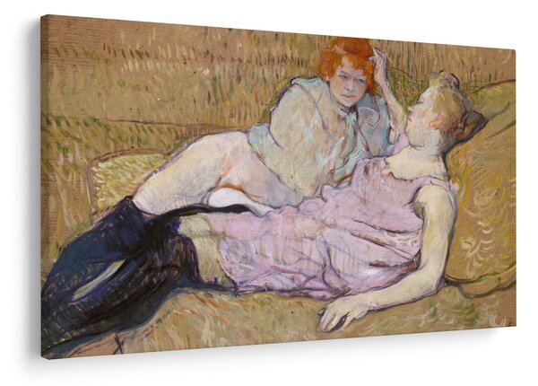 Slika - Henri de Toulouse-Lautrec, The Sofa, reprodukcije (90x60 cm)