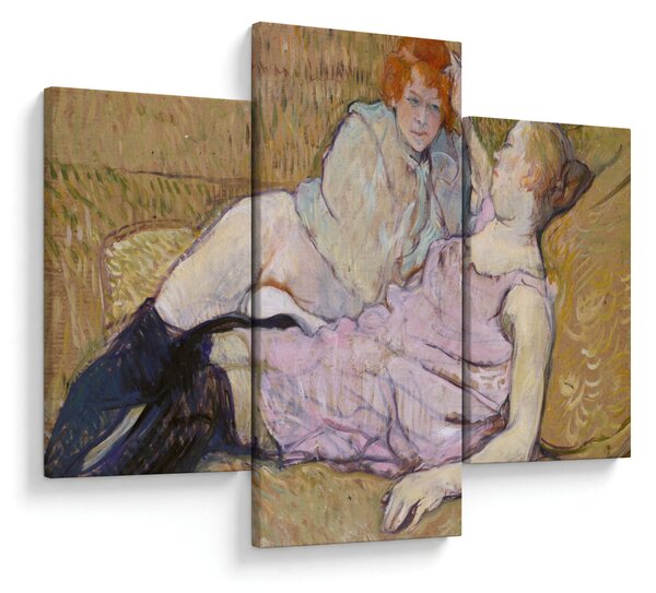 Slika - Henri de Toulouse-Lautrec, The Sofa, reprodukcije (90x60 cm)