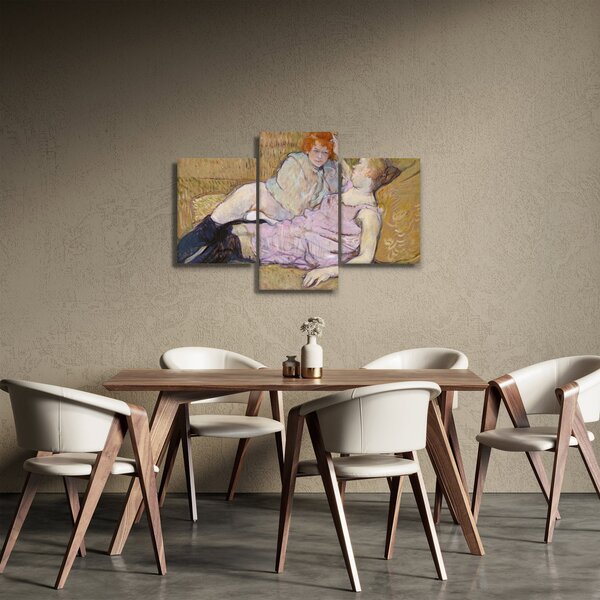 Slika - Henri de Toulouse-Lautrec, The Sofa, reprodukcije (90x60 cm)
