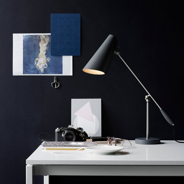 Stolne Lampa Northern, Birdy, Sivo, Dnevna soba, Metal, Dizajn