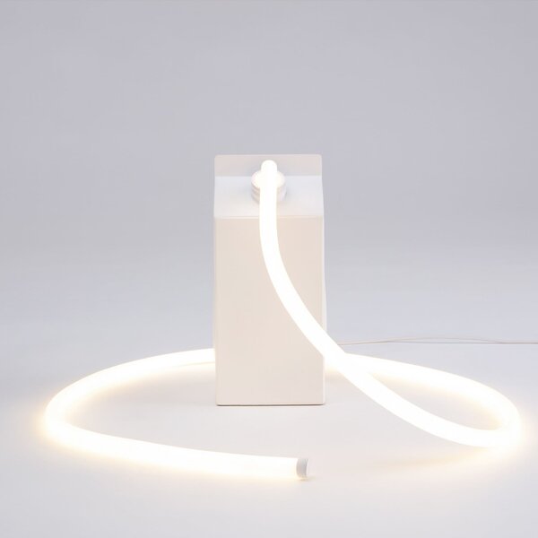 Stolne Lampa SELETTI, Daily Glow, Bijela, Dnevna soba, Plastika, Dizajn