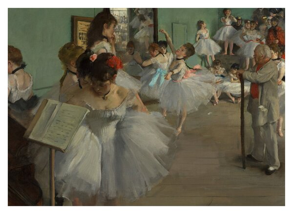 Slika - Edgar Degas, The Dance Class, reprodukcije (70x50 cm)
