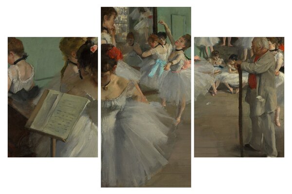 Slika - Edgar Degas, The Dance Class, reprodukcije (90x60 cm)