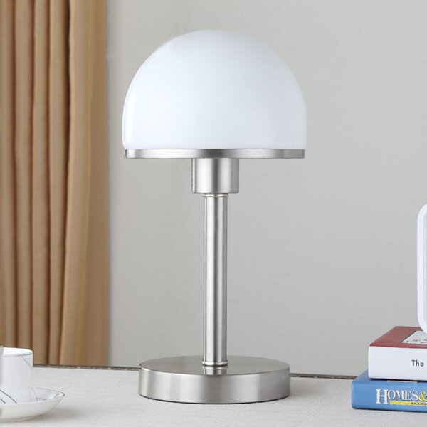 Stolne Lampa Lindby, Jolie, Sivo, Spavaća soba, Metal, Moderan