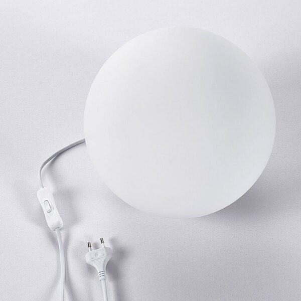 Stolne Lampa Lindby, Marike, Bijela, Dnevna soba, Staklo, Moderan