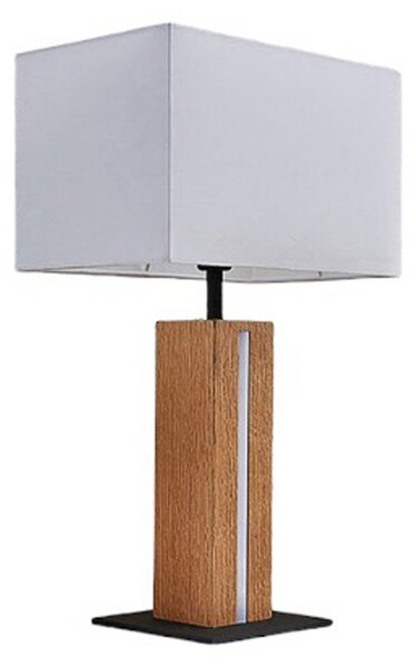 Stolne Lampa Lindby, Garry, prigušiv, Bijela, Dnevna soba, Tkanina / tekstil, Moderan