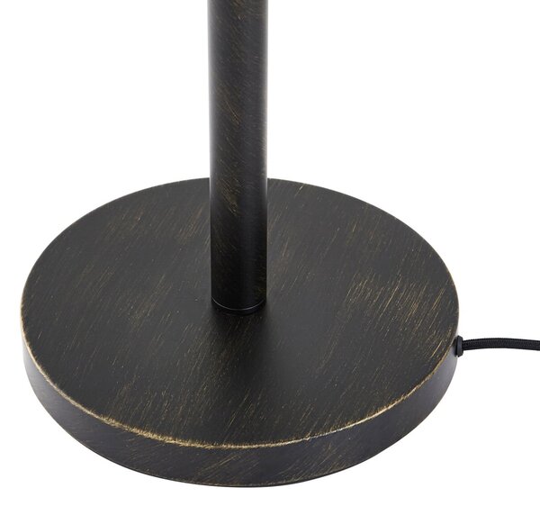 Podne Lampa Lucande, Evory, Crno, Dnevna soba, Metal, Firentinski