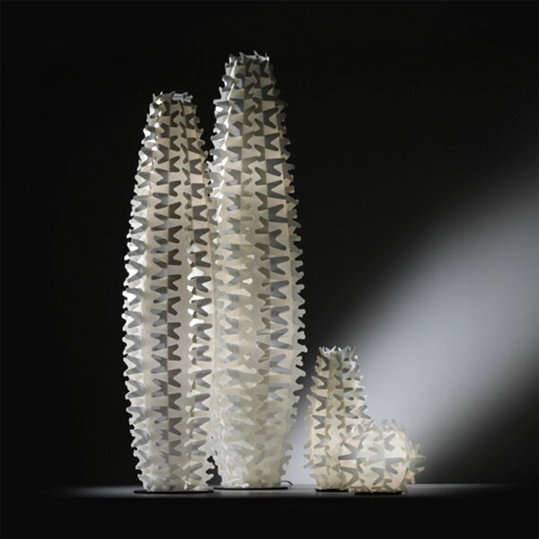 Podne Lampa Slamp, CACTUS, Bijela, Dnevna soba, Plastika, Dizajn