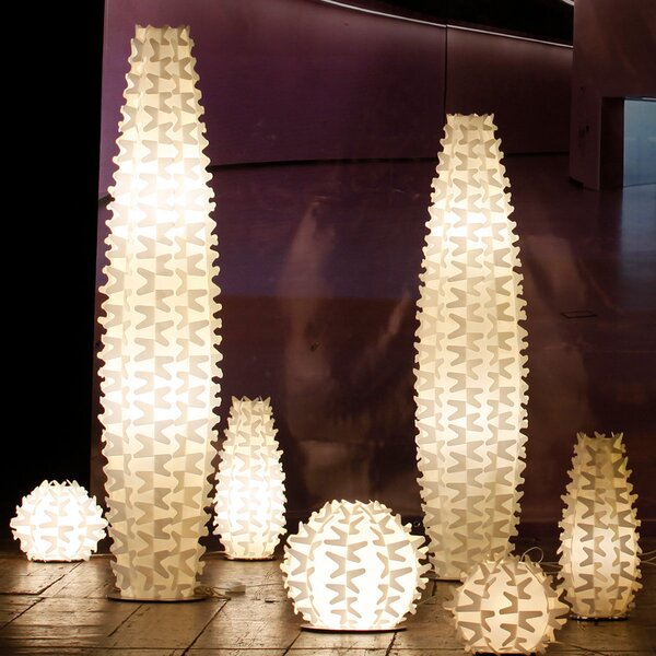 Podne Lampa Slamp, CACTUS, Bijela, Dnevna soba, Plastika, Dizajn