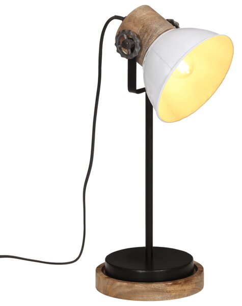 VidaXL Stolna svjetiljka 25 W bijela 17x17x50 cm E27
