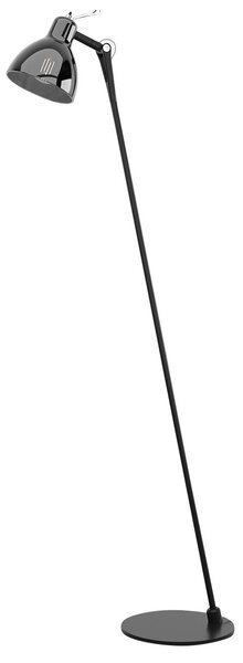 Podne Lampa Rotaliana, Luxy F0 Glam, Crno, Dnevna soba, Metal, Dizajn