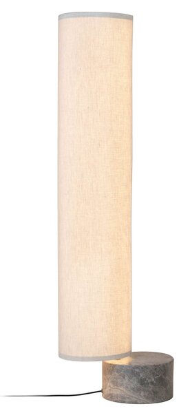 Podne Lampa GUBI, Unbound, prigušiv, Sivo, Dnevna soba, Kamen, Skandinavski