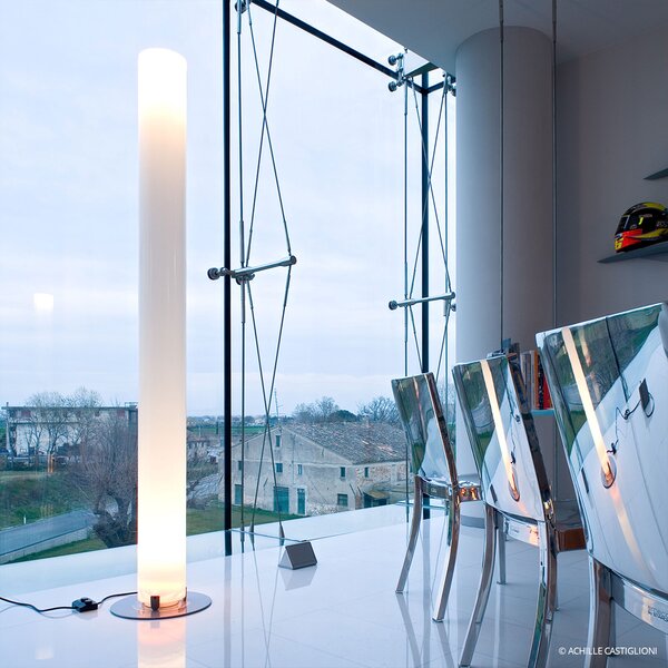 Podne Lampa FLOS, Stylos, Bijela, Dnevna soba, Plastika, Dizajn
