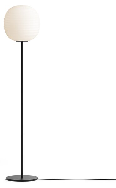 Podne Lampa New Works, Lantern Medium, prigušiv, Crno, Dnevna soba, Metal, Dizajn