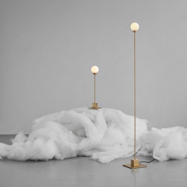 Podne Lampa Northern, Snowball, prigušiv, Zlato / mjed, Dnevna soba, Metal, Dizajn