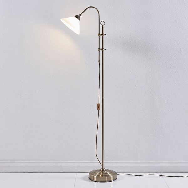 Podne Lampa Lindby, Otis, Bronca / stari mesing, Dnevna soba, Metal, Antički
