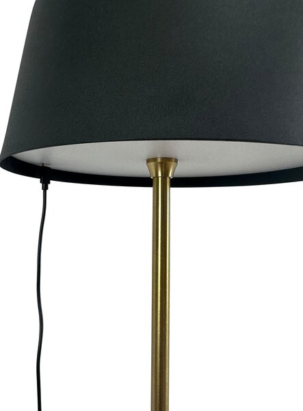 Podne Lampa Dyberg Larsen, Yoyo, prigušiv, Crno, Dnevna soba, Metal, Dizajn
