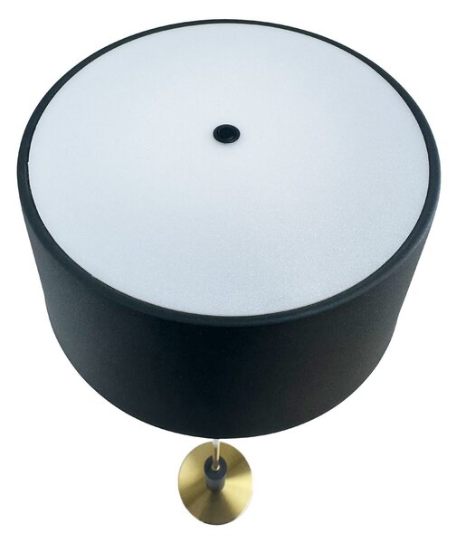 Podne Lampa Dyberg Larsen, Yoyo, prigušiv, Crno, Dnevna soba, Metal, Dizajn