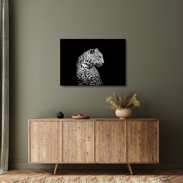 Staklena slika - Leopard (70x50 cm)