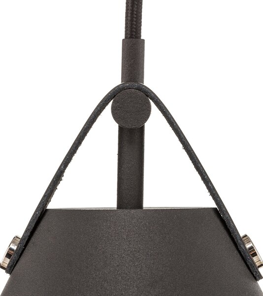 Viseće Svjetiljka DFTP by Nordlux, Strap, prigušiv, Crno, Dnevna soba, Metal, Moderan