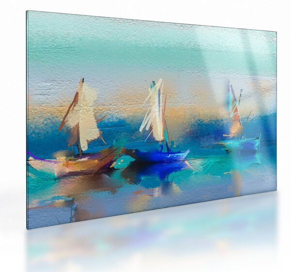 Staklena slika - Slikanje pejzaža, slikanje (70x50 cm)